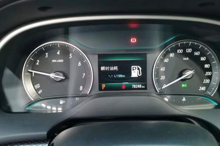 Used Buick GT 2021 Exemplar 1.5L Automatic Elite Version Odometer Close Up