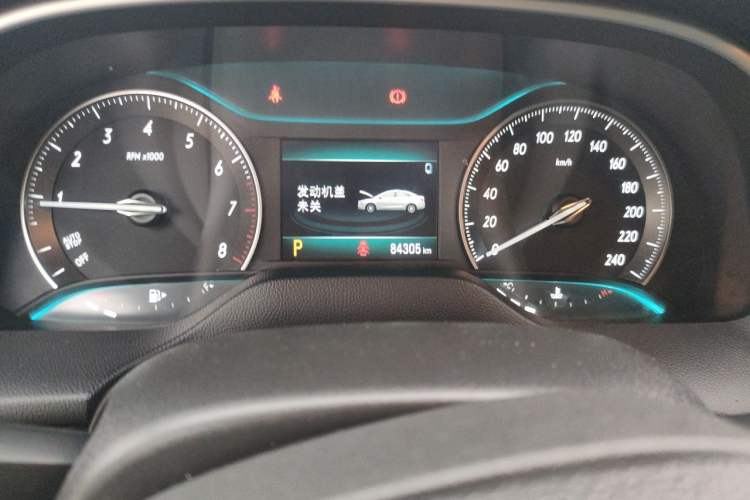 Used Buick GT 2021 Revised Version Flagship 1.5L Automatic Elite Edition Odometer Close Up