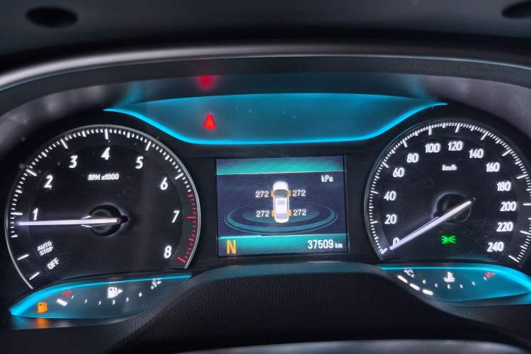 Used Buick GT 2021 1.3T Automatic Mild Hybrid Elite Version Odometer Close Up