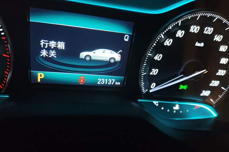 Used Buick GT 2021 Revised Version Flagship 1.5L Automatic Elite Edition Odometer Close Up