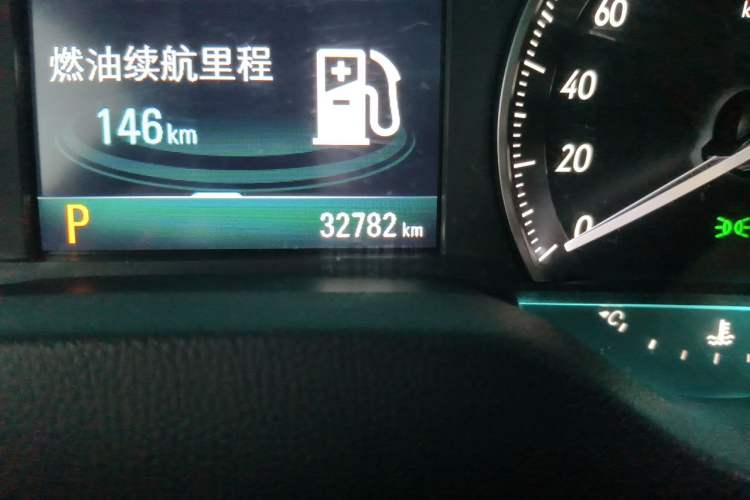 Used Buick GT 2021 Revised Version Flagship 1.5L Automatic Elite Edition Odometer Close Up