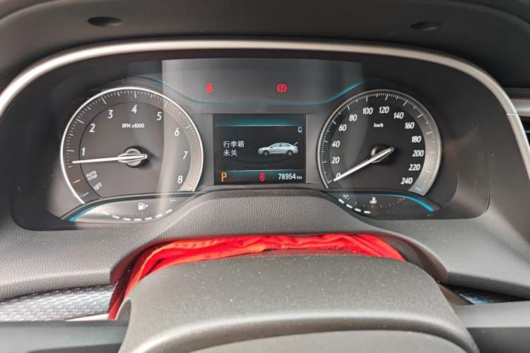 Used Buick GT 2021 Exemplar 1.5L Automatic Elite Version Odometer Close Up
