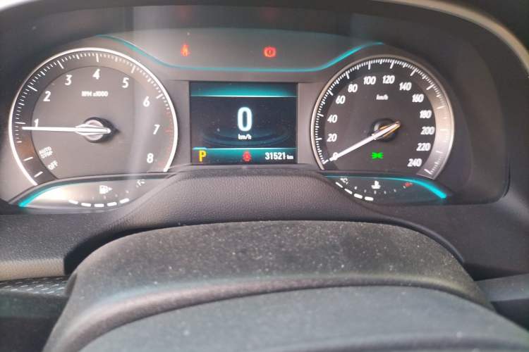 Used Buick GT 2021 Revised Version Flagship 1.5L Automatic Elite Edition Odometer Close Up
