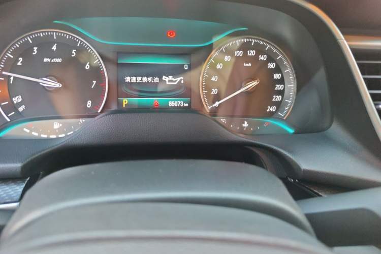Used Buick GT 2021 Revised Version Flagship 1.5L Automatic Elite Edition Odometer Close Up