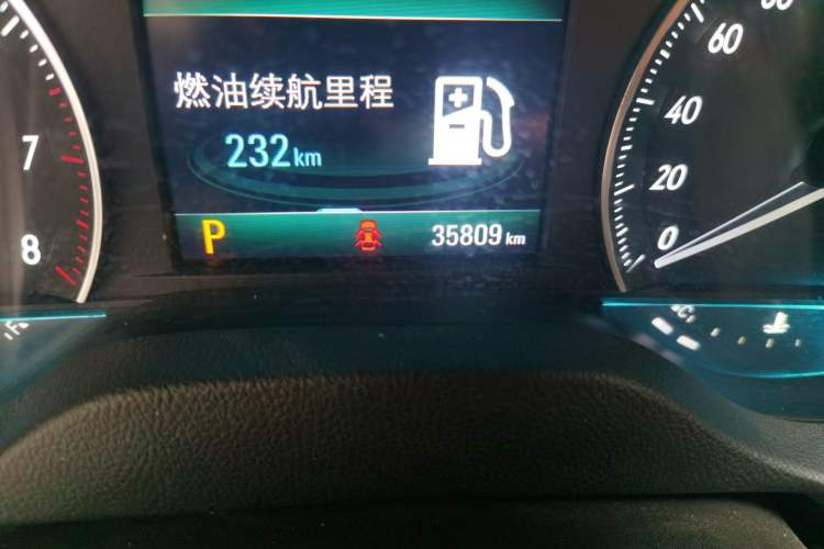Used Buick GT 2021 Exemplar 1.5L Automatic Elite Version Odometer Close Up