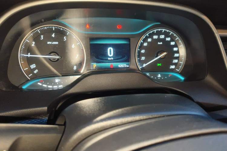 Used Buick GT 2021 Revised Version Flagship 1.5L Automatic Elite Edition Odometer Close Up