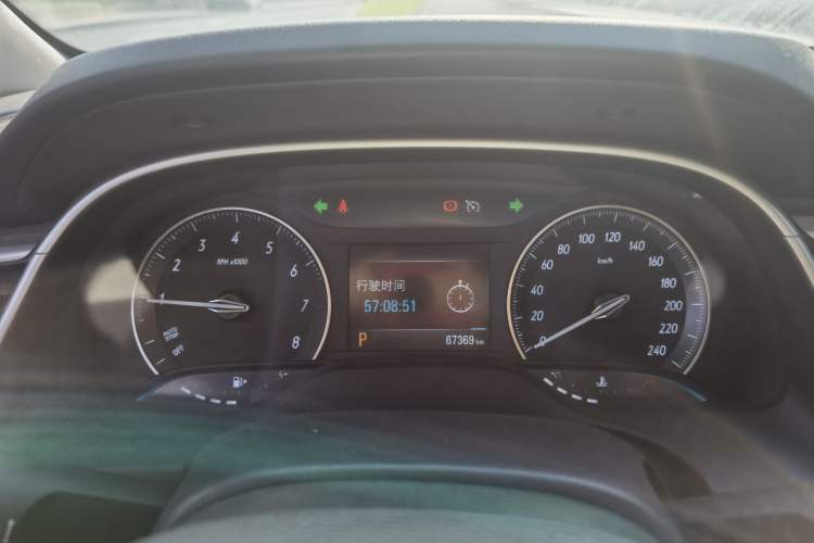 Used Buick GT 2021 Revised Version Flagship 1.5L Automatic Elite Edition Odometer Close Up