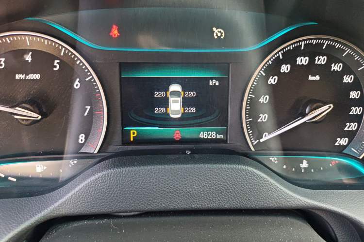 Used Buick GT 2021 Revised Version Flagship 1.5L Automatic Elite Edition Odometer Close Up