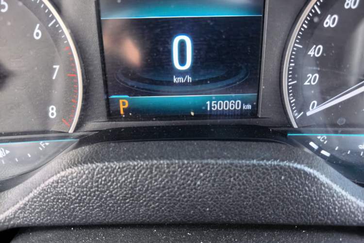 Used Buick GT 2021 Revised Version Flagship 1.5L Automatic Elite Edition Odometer Close Up