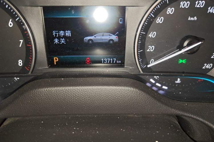 Used Buick GT 2021 Revised Version Flagship 1.5L Automatic Elite Edition Odometer Close Up