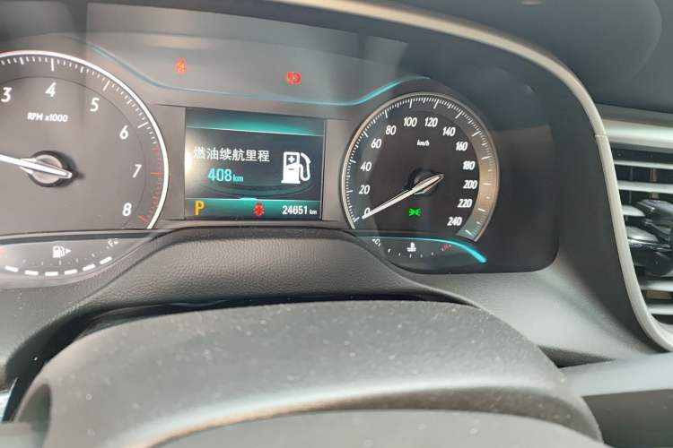 Used Buick GT 2021 Revised Version Flagship 1.5L Automatic Elite Edition Odometer Close Up