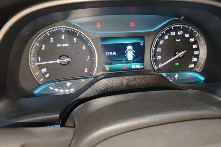 Used Buick GT 2021 Exemplar 1.5L Automatic Elite Version Odometer Close Up