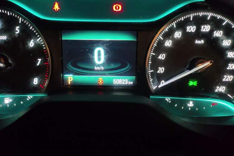 Used Buick GT 2021 Revised Version Flagship 1.5L Automatic Elite Edition Odometer Close Up