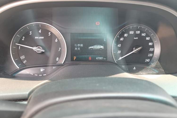 Used Buick GT 2021 Revised Version 1.3T Automatic Mild Hybrid Elite Edition Odometer Close Up