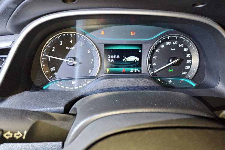 Used Buick GT 2021 Revised Version Flagship 1.5L Automatic Elite Edition Odometer Close Up