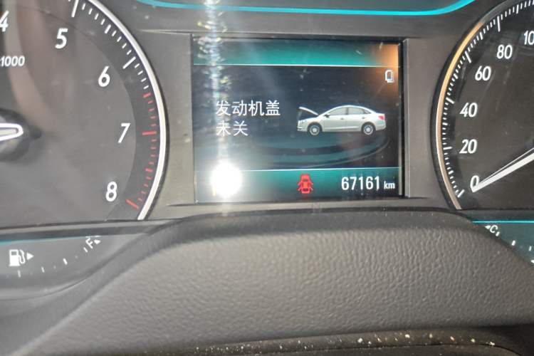 Used Buick GT 2021 Revised Version Flagship 1.5L Automatic Elite Edition Odometer Close Up