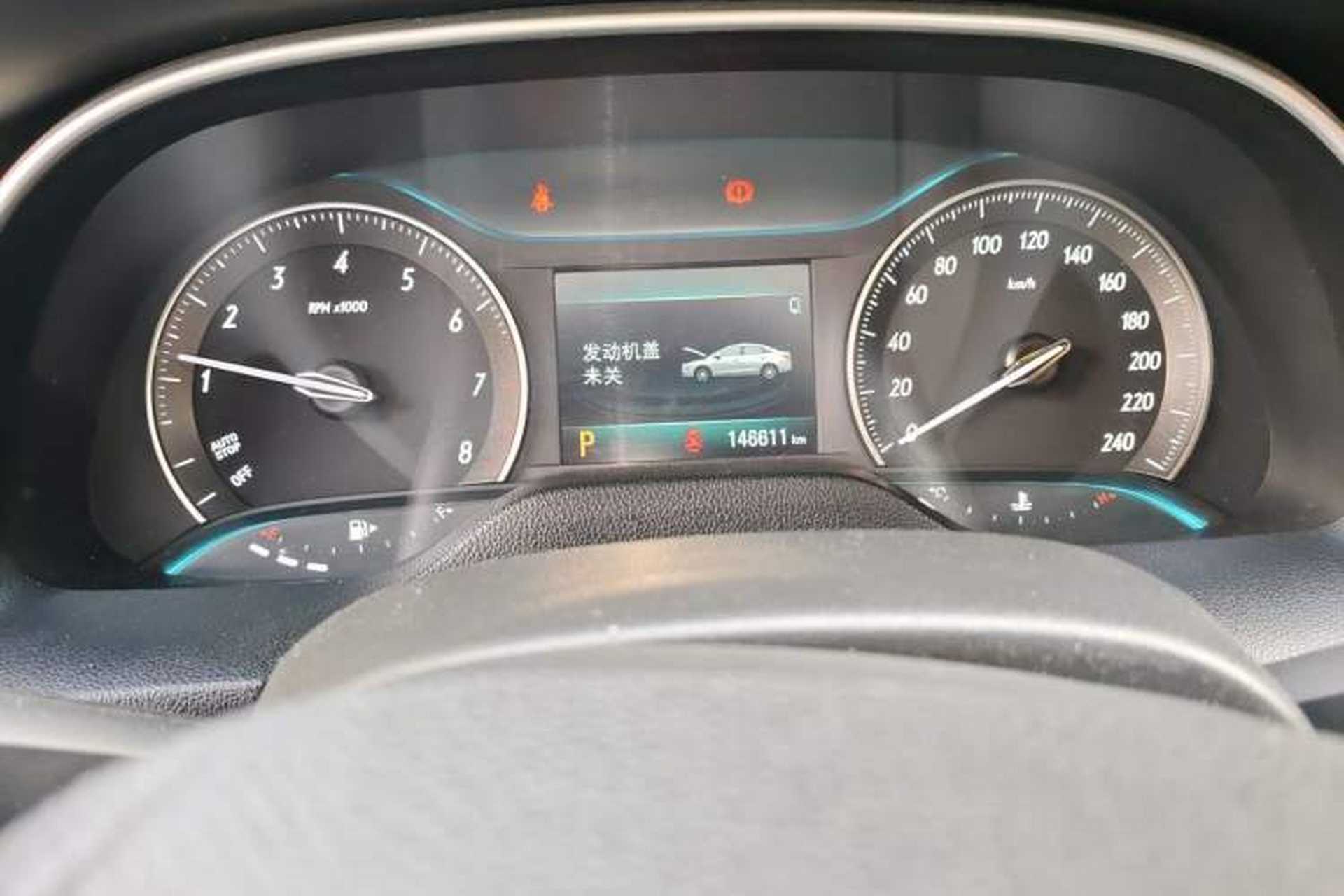 Used Buick GT 2021 Revised Version Flagship 1.5L Automatic Elite Edition Odometer Close Up