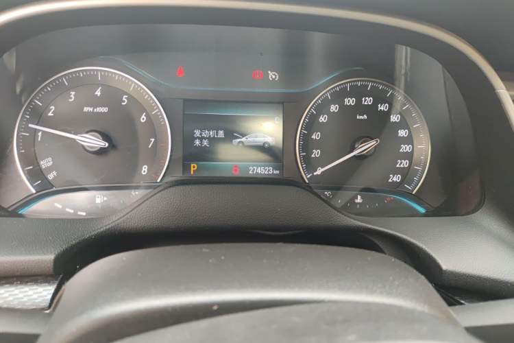 Used Buick GT 2021 Revised Version Flagship 1.5L Automatic Elite Edition Odometer Close Up