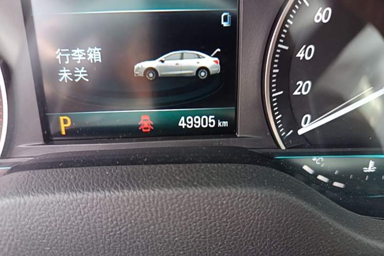 Used Buick GT 2021 Revised Version Flagship 1.5L Automatic Elite Edition Odometer Close Up