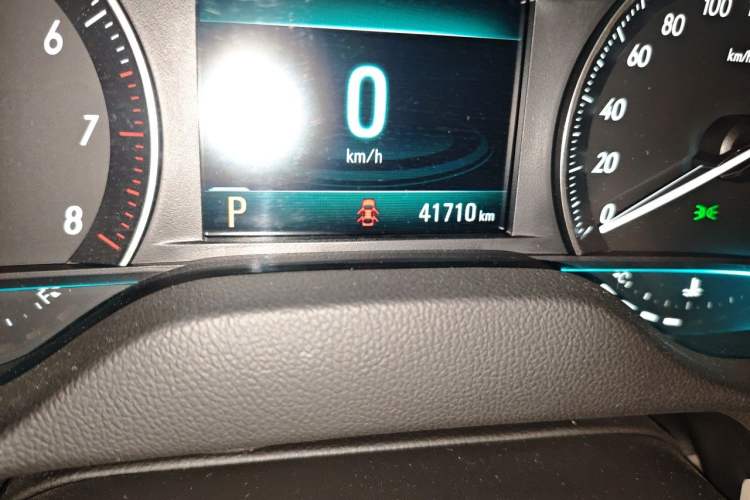 Used Buick GT 2021 Exemplar 1.5L Automatic Elite Version Odometer Close Up