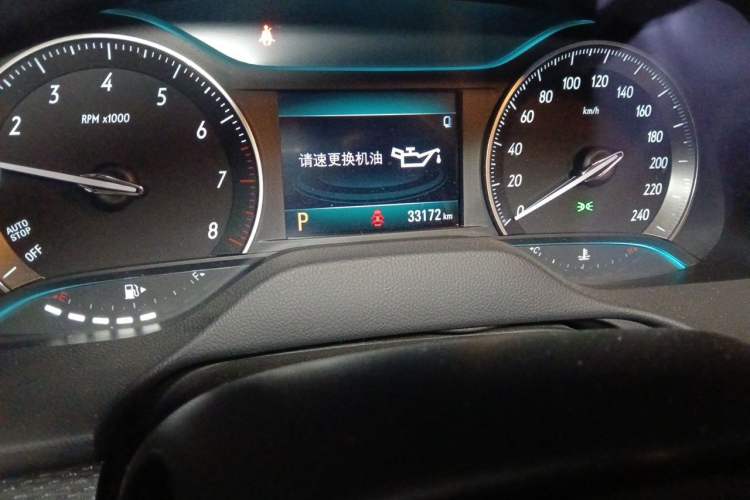 Used Buick GT 2021 Revised Version Flagship 1.5L Automatic Elite Edition Odometer Close Up