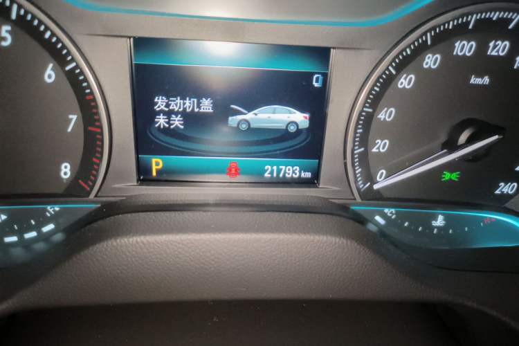 Used Buick GT 2021 Revised Version Flagship 1.5L Automatic Elite Edition Odometer Close Up