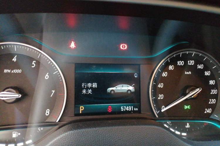 Used Buick GT 2021 Revised Version Flagship 1.5L Automatic Elite Edition Odometer Close Up