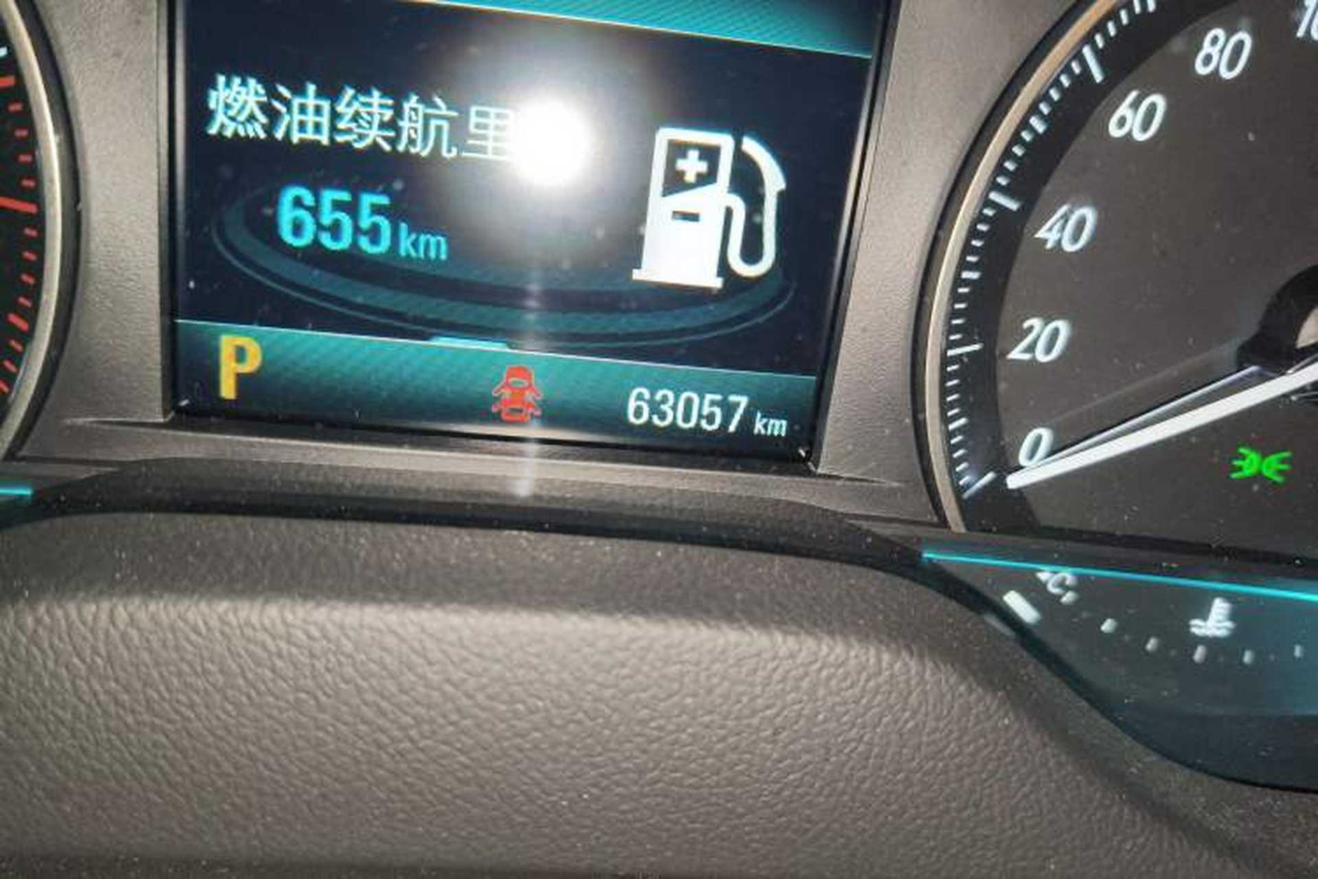 Used Buick GT 2021 Revised Version Flagship 1.5L Automatic Elite Edition Odometer Close Up