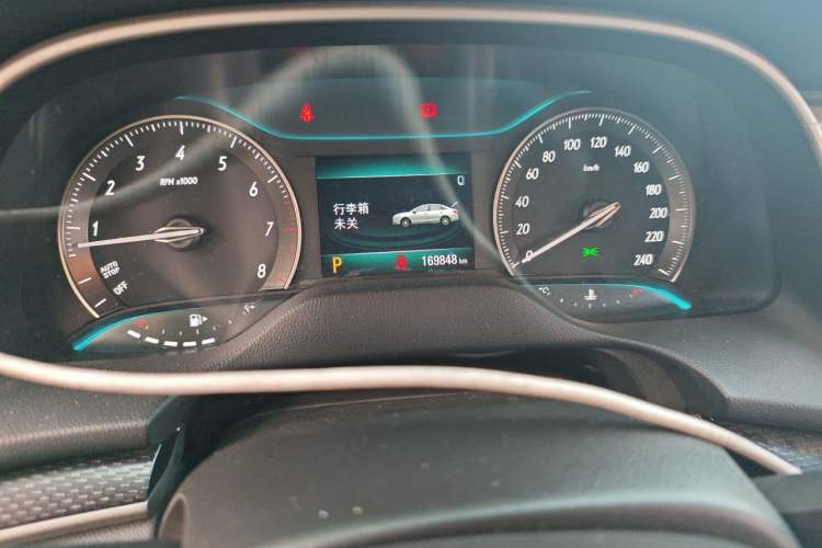 Used Buick GT 2021 Revised Version Flagship 1.5L Automatic Elite Edition Odometer Close Up