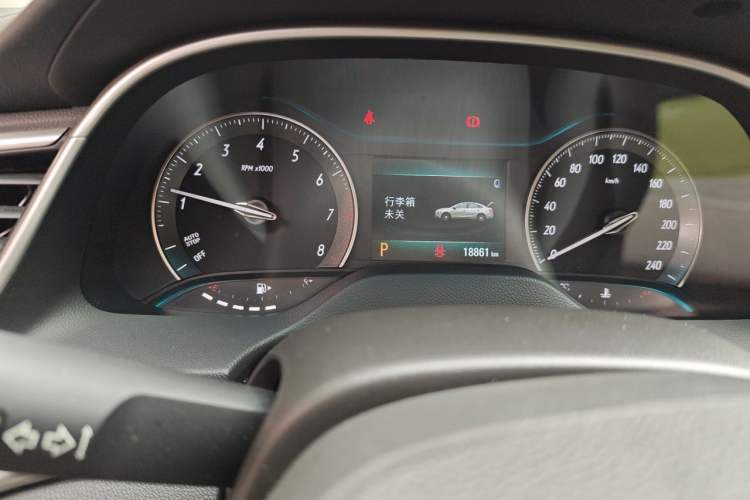 Used Buick GT 2021 Revised Version Flagship 1.5L Automatic Elite Edition Odometer Close Up