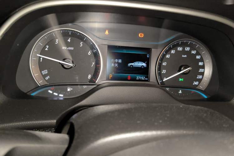 Used Buick GT 2021 Revised Version Flagship 1.5L Automatic Elite Edition Odometer Close Up