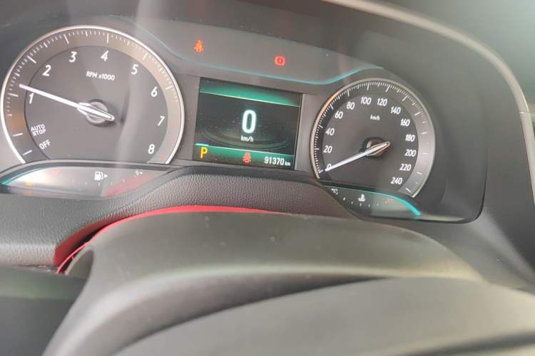 Used Buick GT 2021 Revised Version Flagship 1.5L Automatic Elite Edition Odometer Close Up