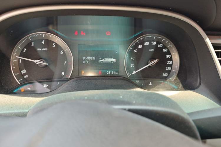 Used Buick GT 2021 Exemplar 1.5L Automatic Entry-Level Trim Odometer Close Up