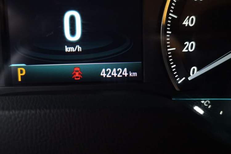 Used Buick GT 2021 Revised Version Flagship 1.5L Automatic Elite Edition Odometer Close Up