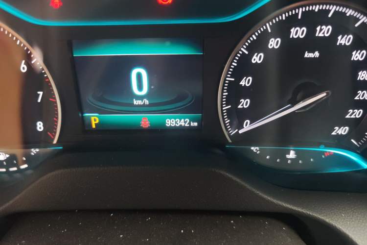 Used Buick GT 2021 Revised Version Flagship 1.5L Automatic Elite Edition Odometer Close Up