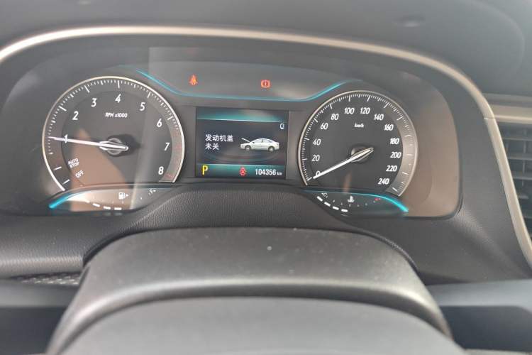 Used Buick GT 2021 1.3T Automatic Mild Hybrid Elite Version Odometer Close Up