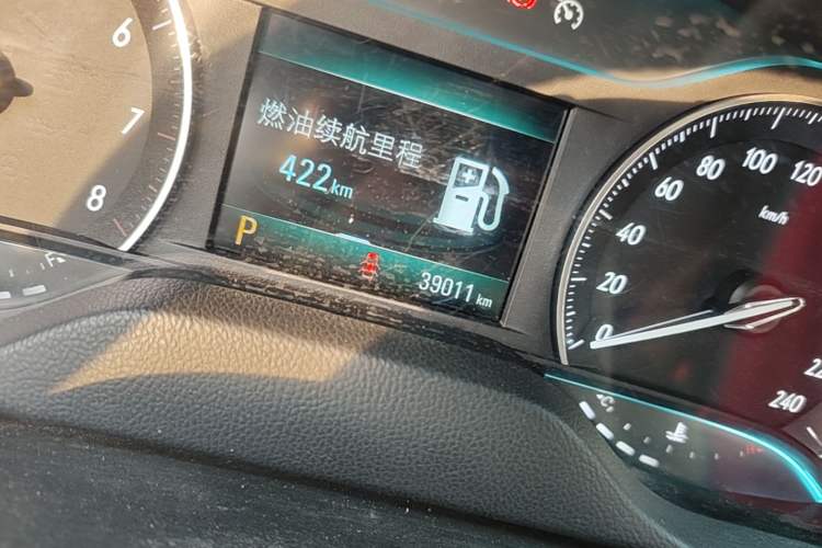 Used Buick GT 2021 Revised Version Flagship 1.5L Automatic Elite Edition Odometer Close Up