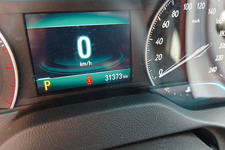 Used Buick GT 2021 Revised Version Flagship 1.5L Automatic Elite Edition Odometer Close Up