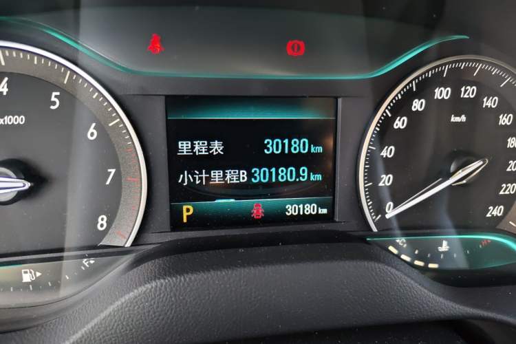 Used Buick GT 2021 Revised Version Flagship 1.5L Automatic Elite Edition Odometer Close Up