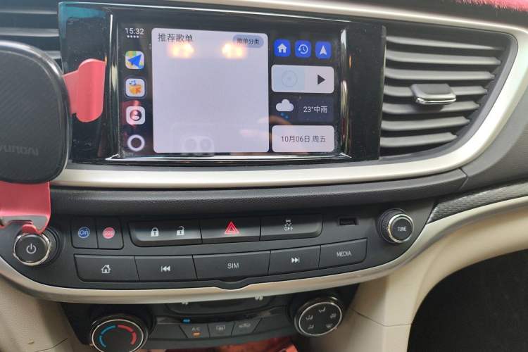 Used Buick GT 2021 Exemplar 1.5L Automatic Elite Version Audio And AC Panel