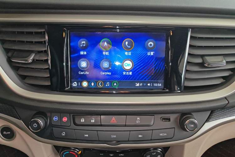Used Buick GT 2021 Exemplar 1.5L Automatic Elite Version Audio And AC Panel