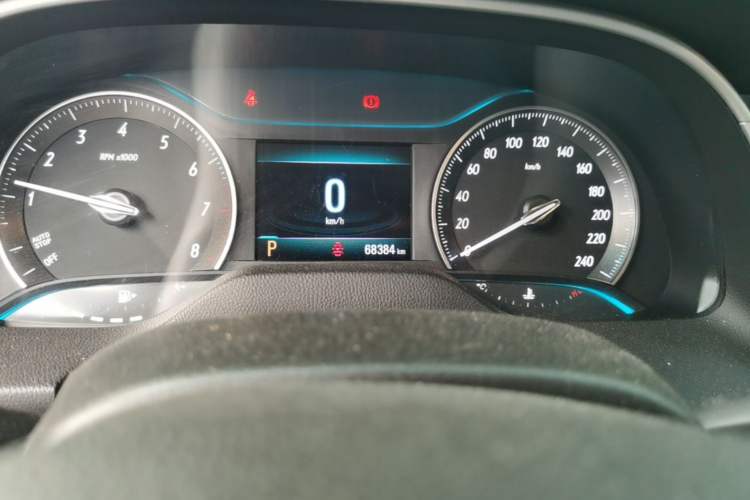 Used Buick GT 2021 Revised Version Flagship 1.5L Automatic Elite Edition Odometer Close Up