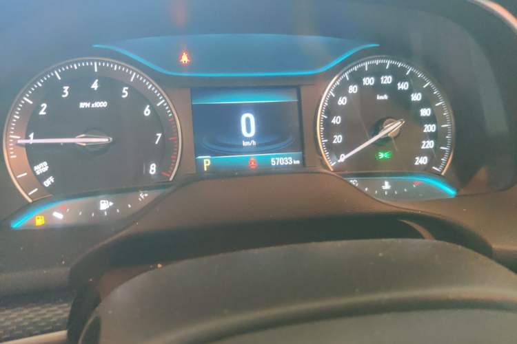 Used Buick GT 2021 Revised Version Flagship 1.5L Automatic Elite Edition Odometer Close Up
