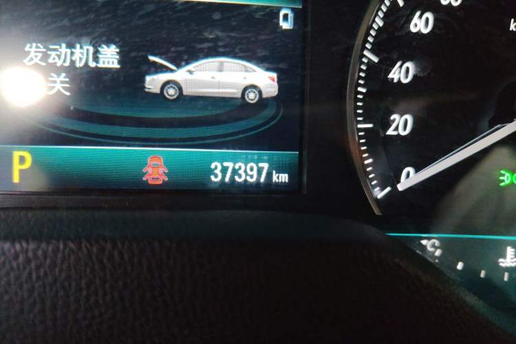 Used Buick GT 2021 Revised Version Flagship 1.5L Automatic Elite Edition Odometer Close Up