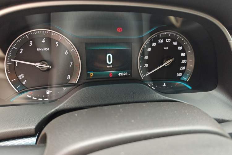 Used Buick GT 2021 Revised Version Flagship 1.5L Automatic Elite Edition Odometer Close Up