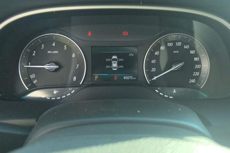 Used Buick GT 2021 Revised Version Flagship 1.5L Automatic Elite Edition Odometer Close Up