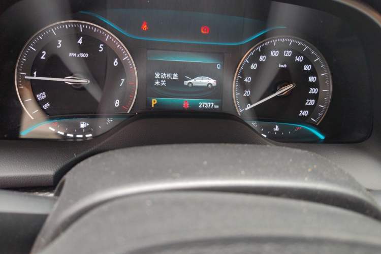 Used Buick GT 2021 Exemplar 1.5L Automatic Elite Version Odometer Close Up