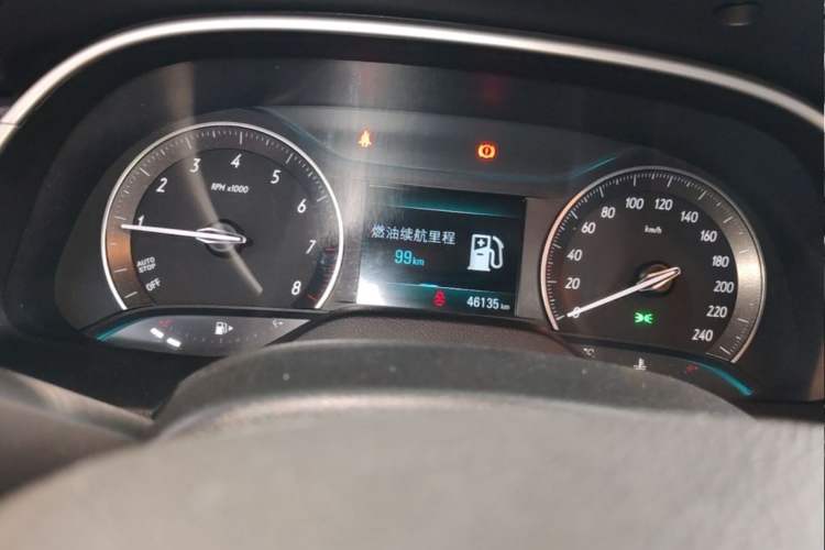 Used Buick GT 2021 Revised Version Flagship 1.5L Automatic Elite Edition Odometer Close Up