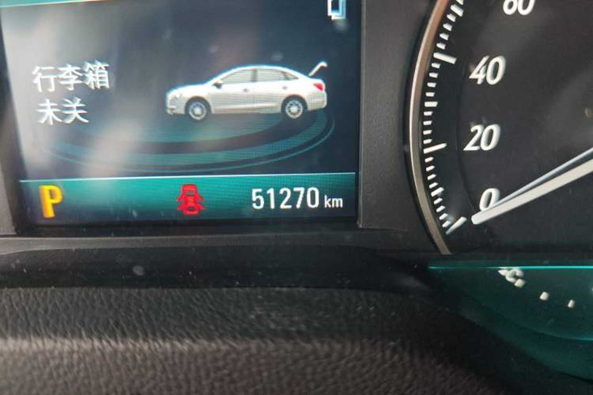 Used Buick GT 2021 Revised Version Flagship 1.5L Automatic Elite Edition Odometer Close Up