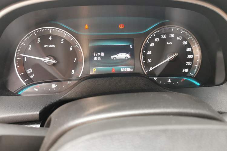 Used Buick GT 2021 Revised Version 1.3T Automatic Mild Hybrid Elite Edition Odometer Close Up